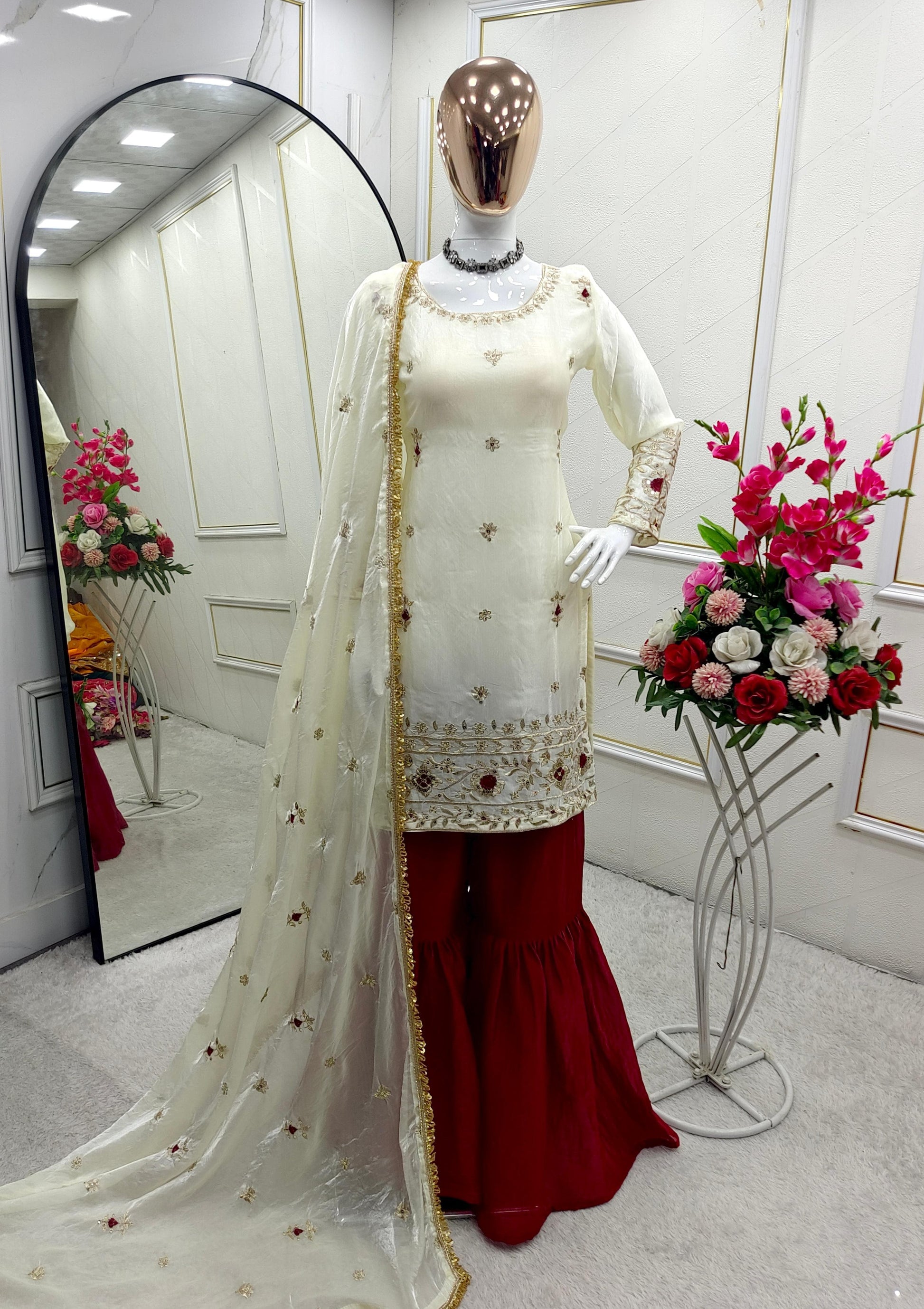 π₯ NEW ARRIVAL β READY-TO-WEAR SHARARA SET π₯