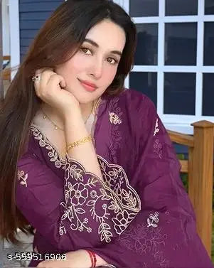 💠 Kaira Embroidered Kurta Dress With Dupatta – Elegance