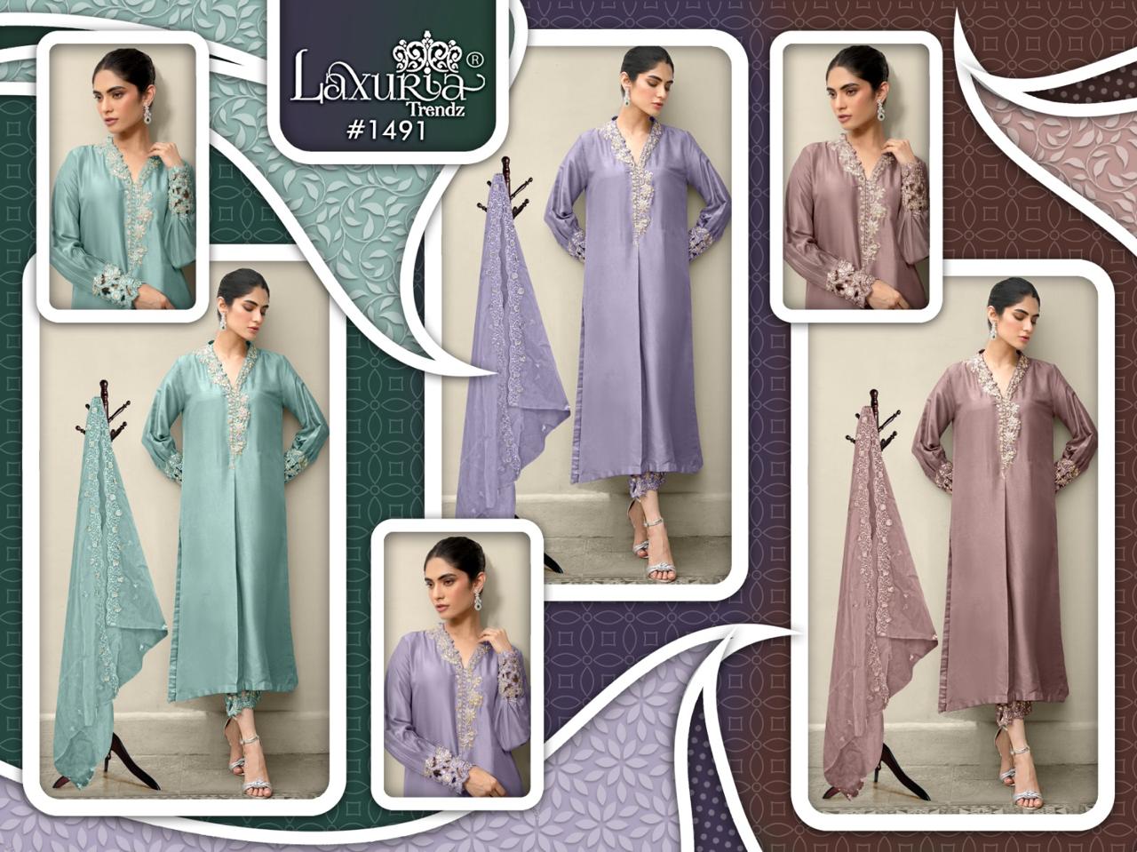 💞 Luxury Pret Collection – Tunic Style with Pant & Dupatta 💞