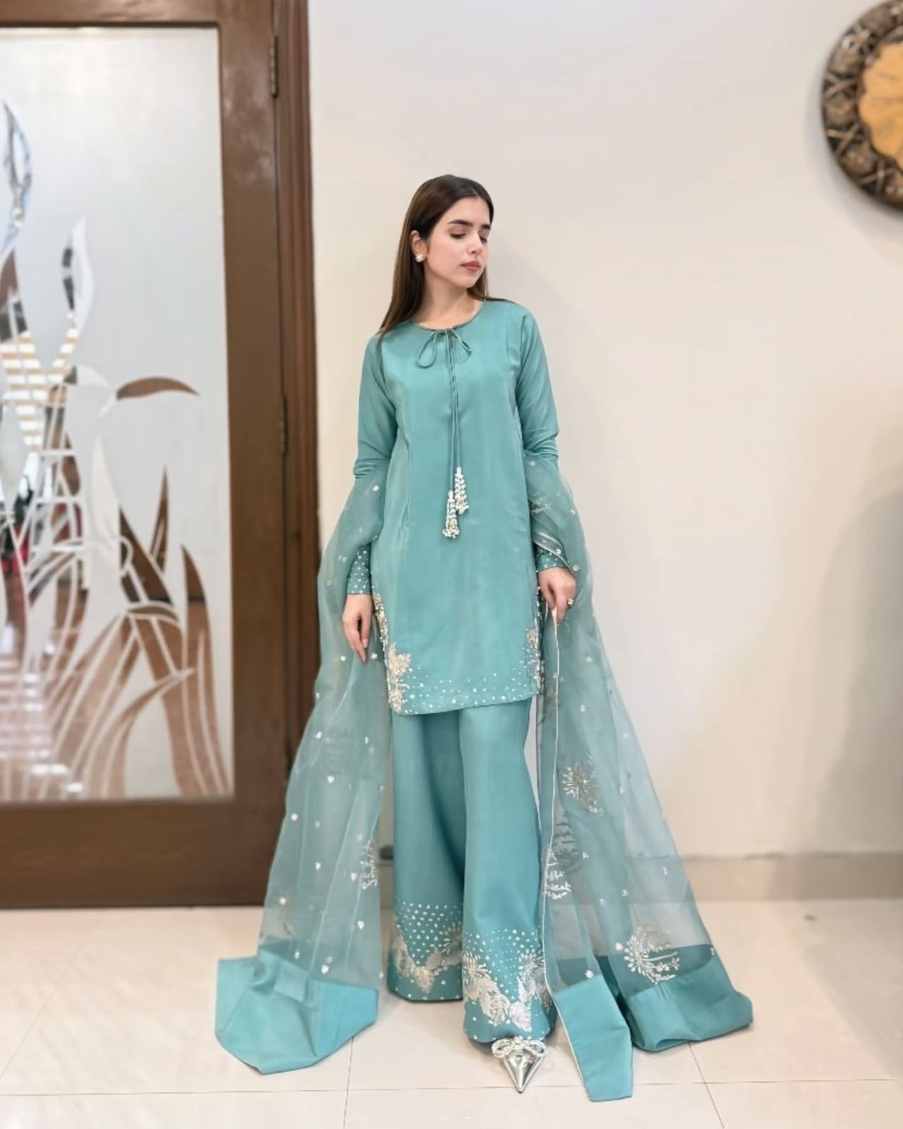 💃 Stunning Party Wear Natural Crepe Set with Dupatta | Ready to Rock! 💥