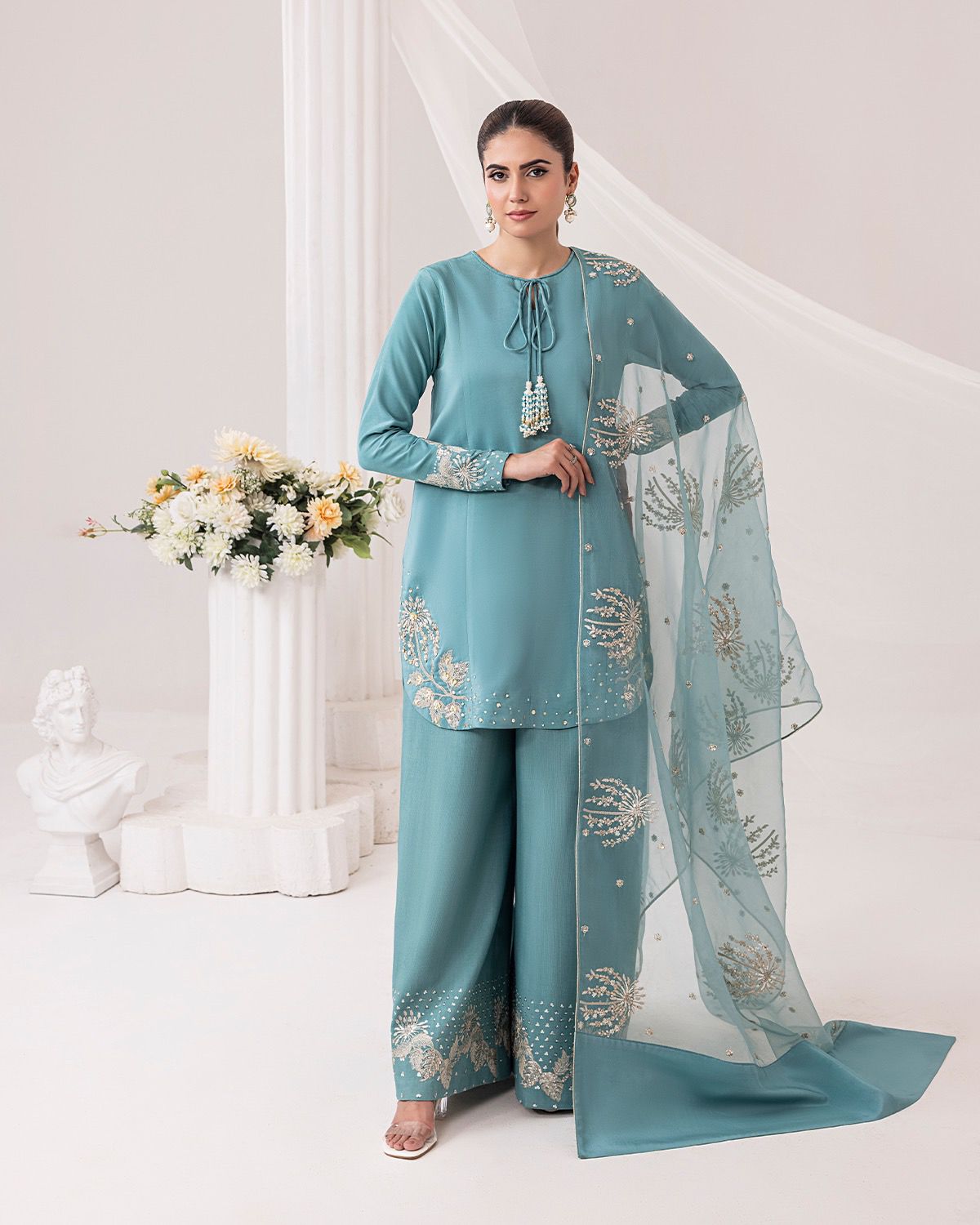 💃 Stunning Party Wear Natural Crepe Set with Dupatta | Ready to Rock! 💥