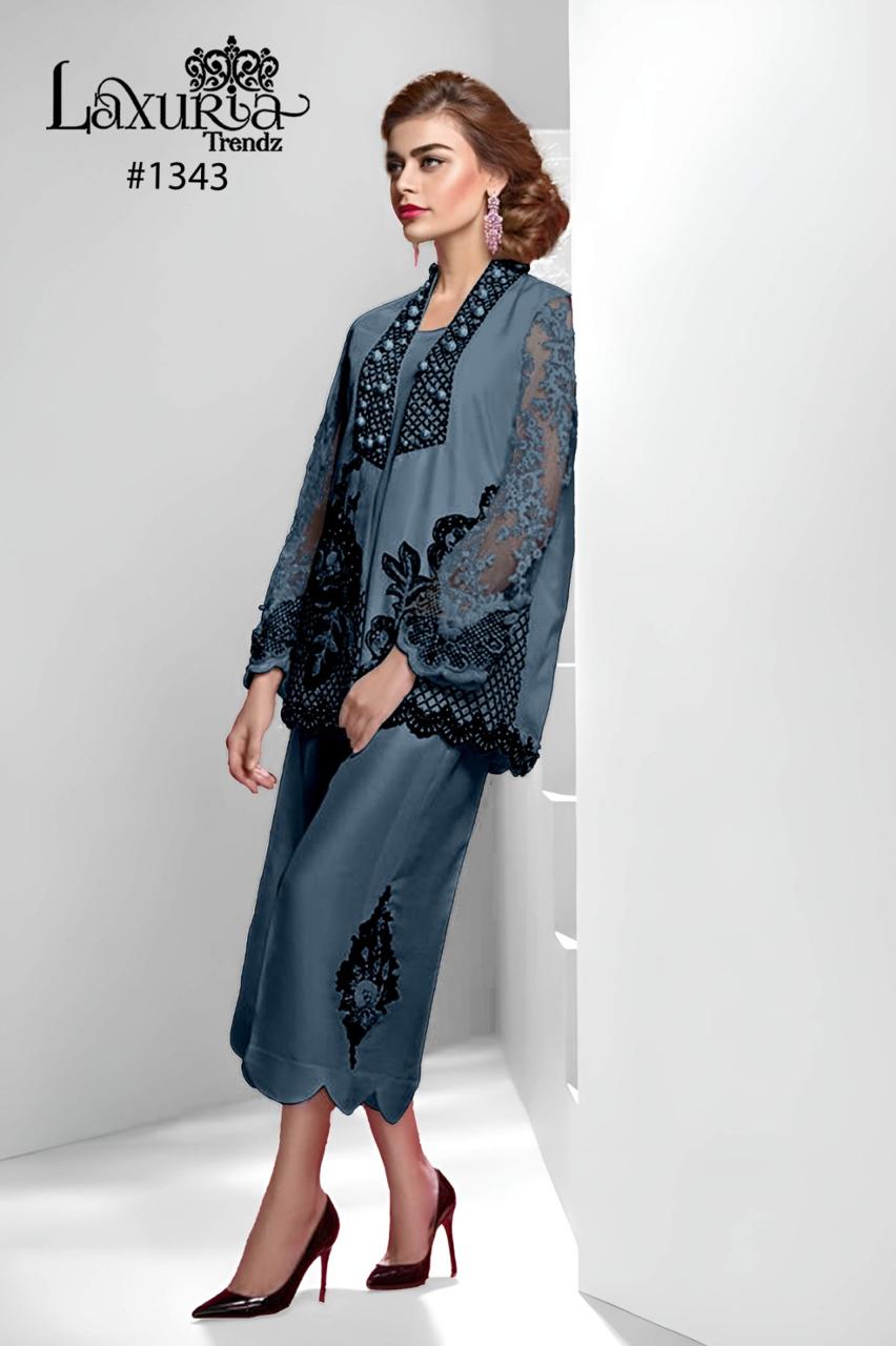 ✨ Premium BSY Satin Cord Set with Hand Embellishment | Elegant Tunic & Pants ✨