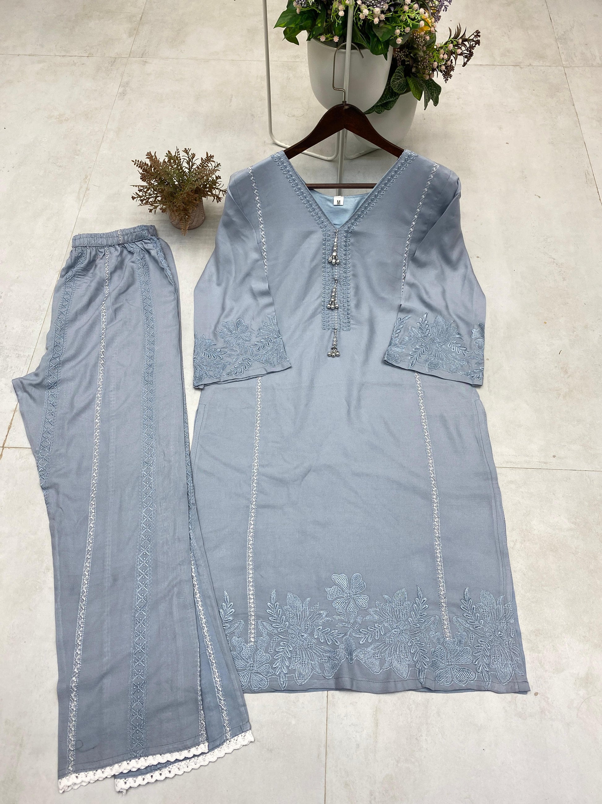 Embroidered Co-Ord Set ✨