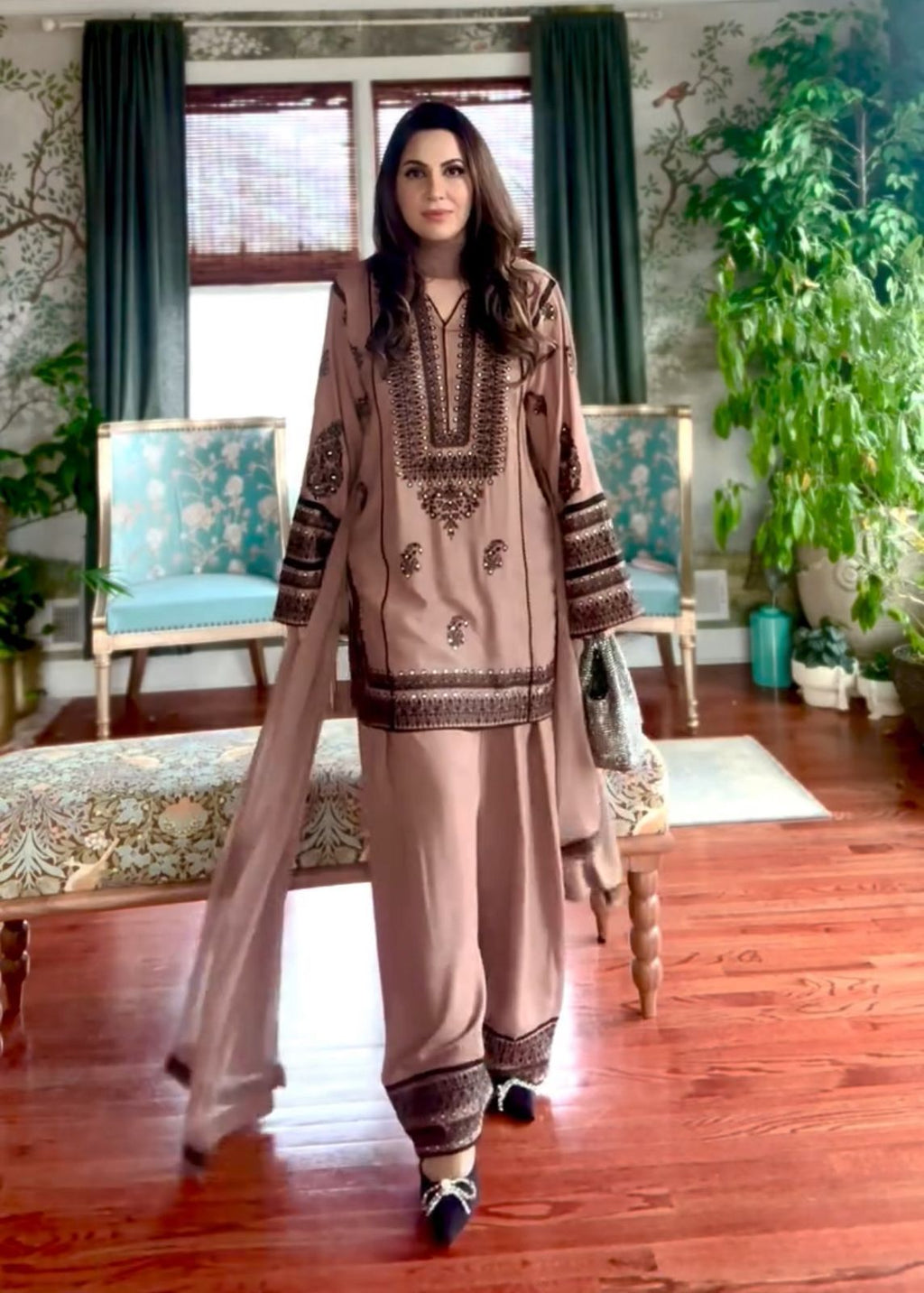 🔥 DESIGNER NATURAL SILK SALWAR SUIT SET 🔥