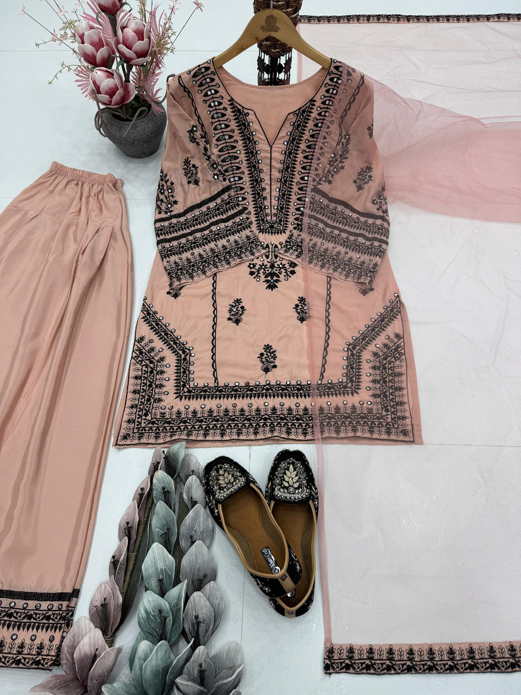 🔥 DESIGNER NATURAL SILK SALWAR SUIT SET 🔥