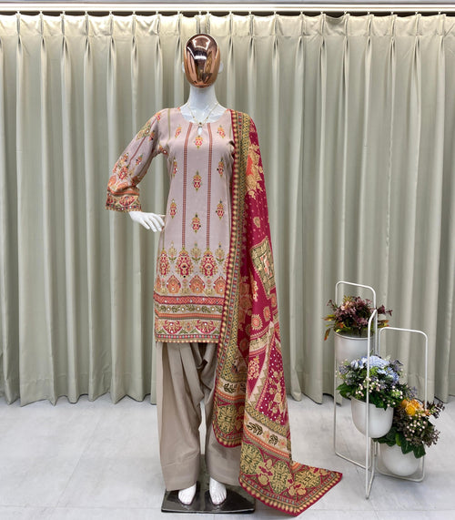 ✨ Designer Farsi Salwar Suit ✨