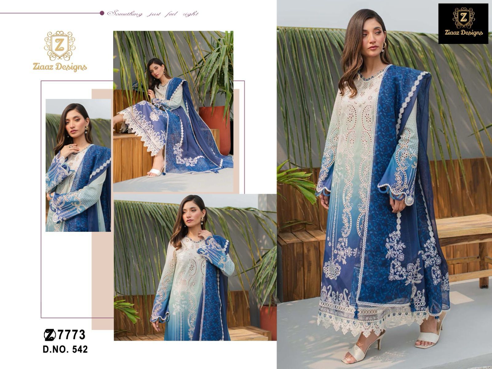 ❤️ Ziaaz Designs - Semi-Stitched Shaded Suits ✨