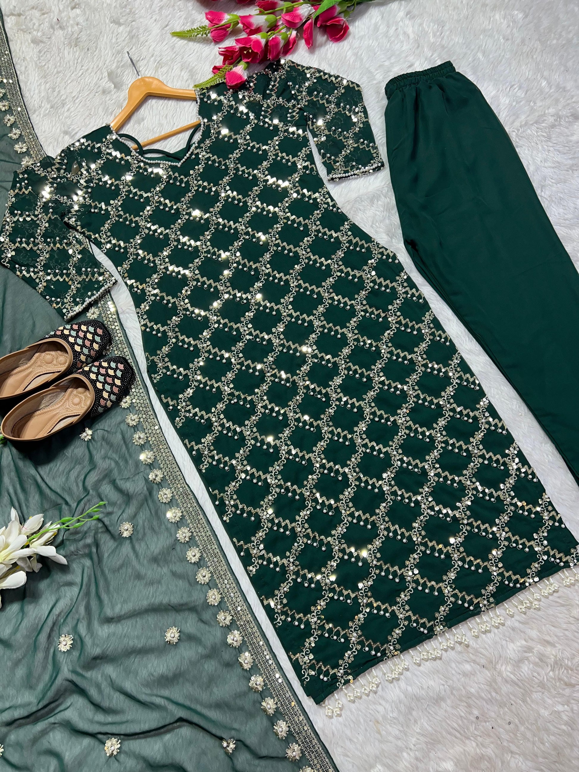 🌟 Gorgeous Designer Long Top Set 🌟