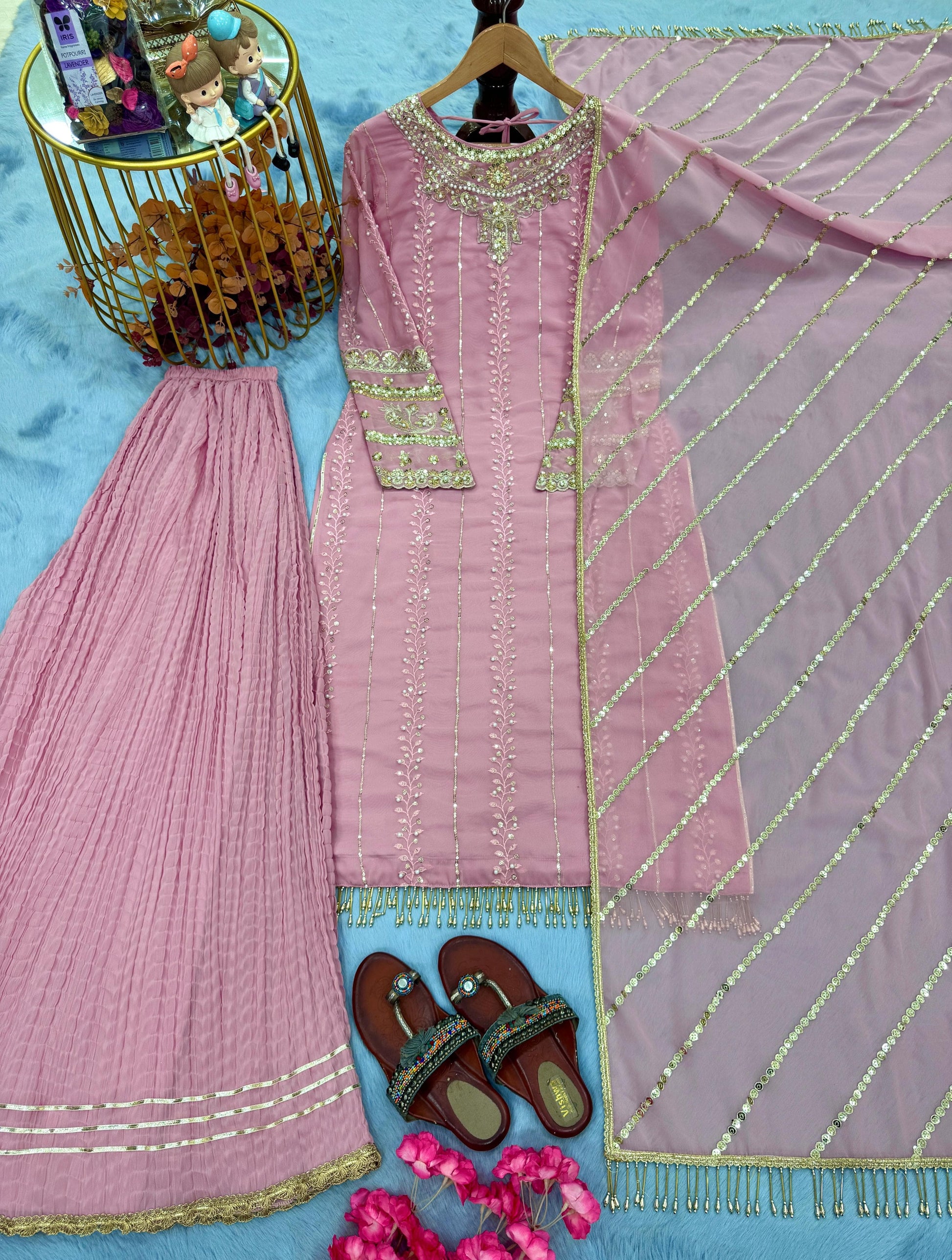 👗✨ Royal Designer Party Wear Set 👗✨
