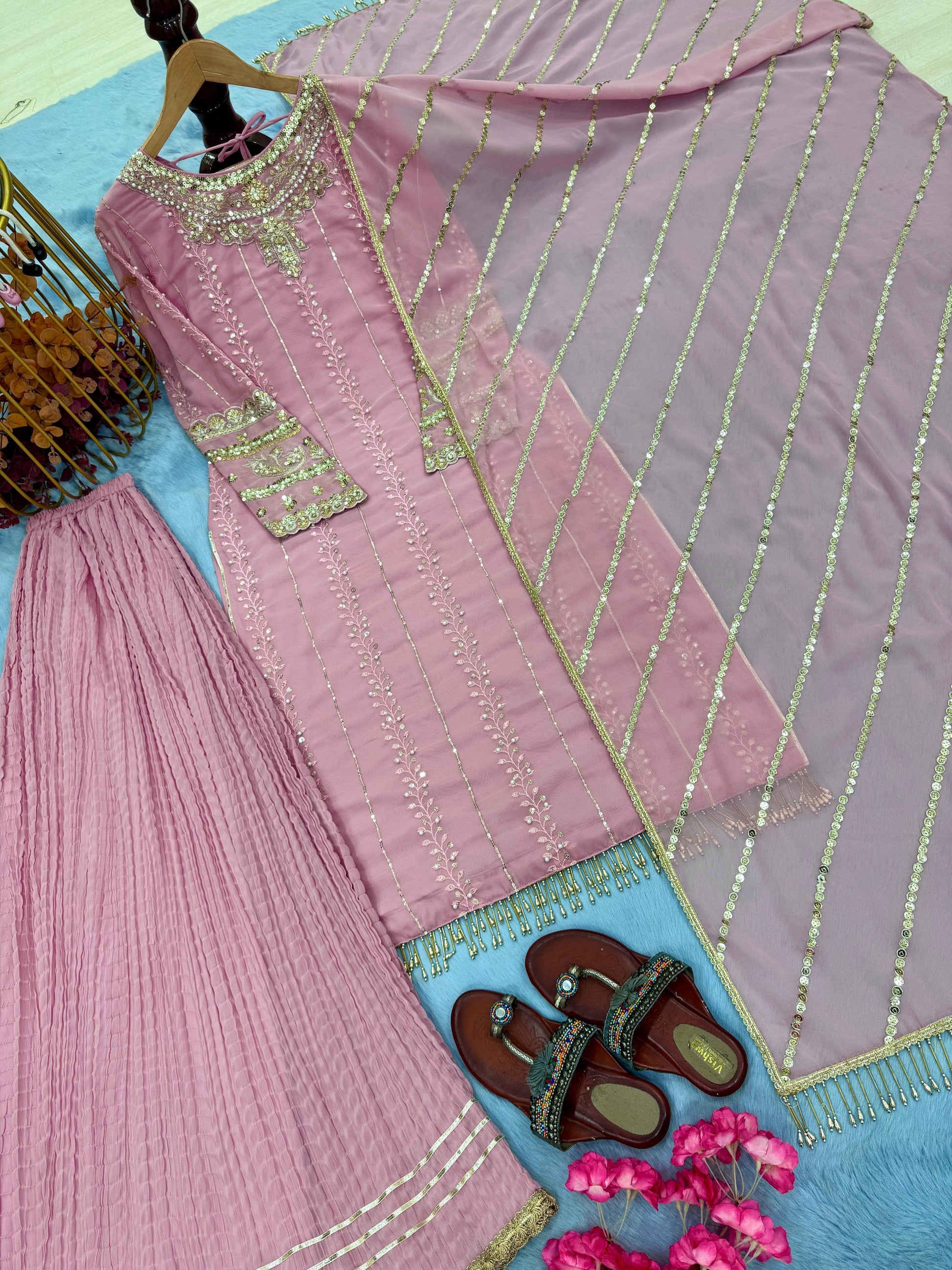 👗✨ Royal Designer Party Wear Set 👗✨