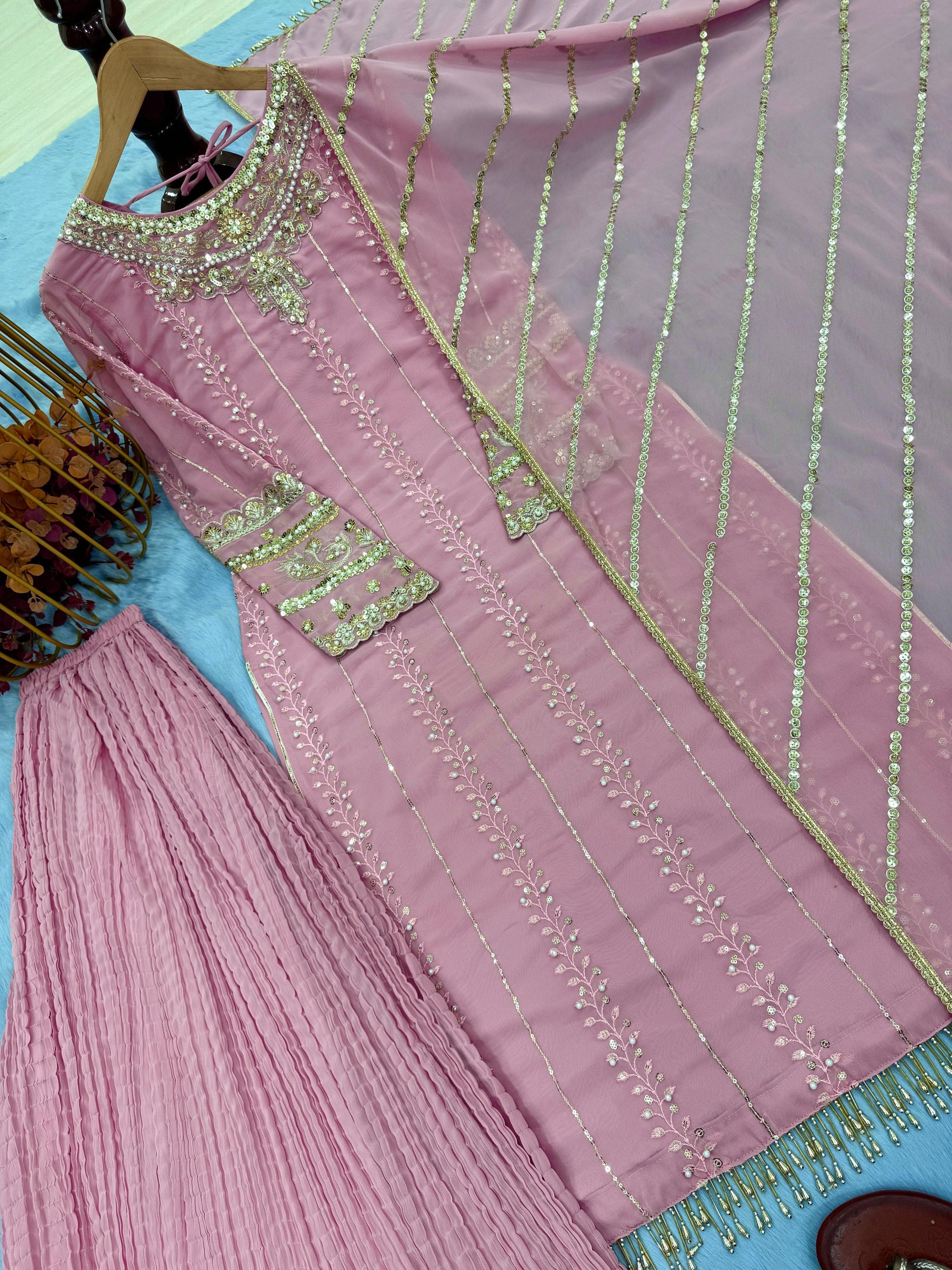 👗✨ Royal Designer Party Wear Set 👗✨