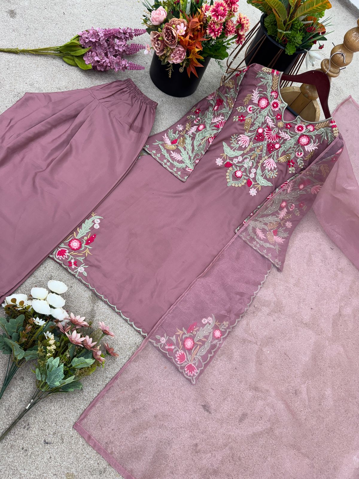 💕 Premium Natural Crepe Silk Set 💕