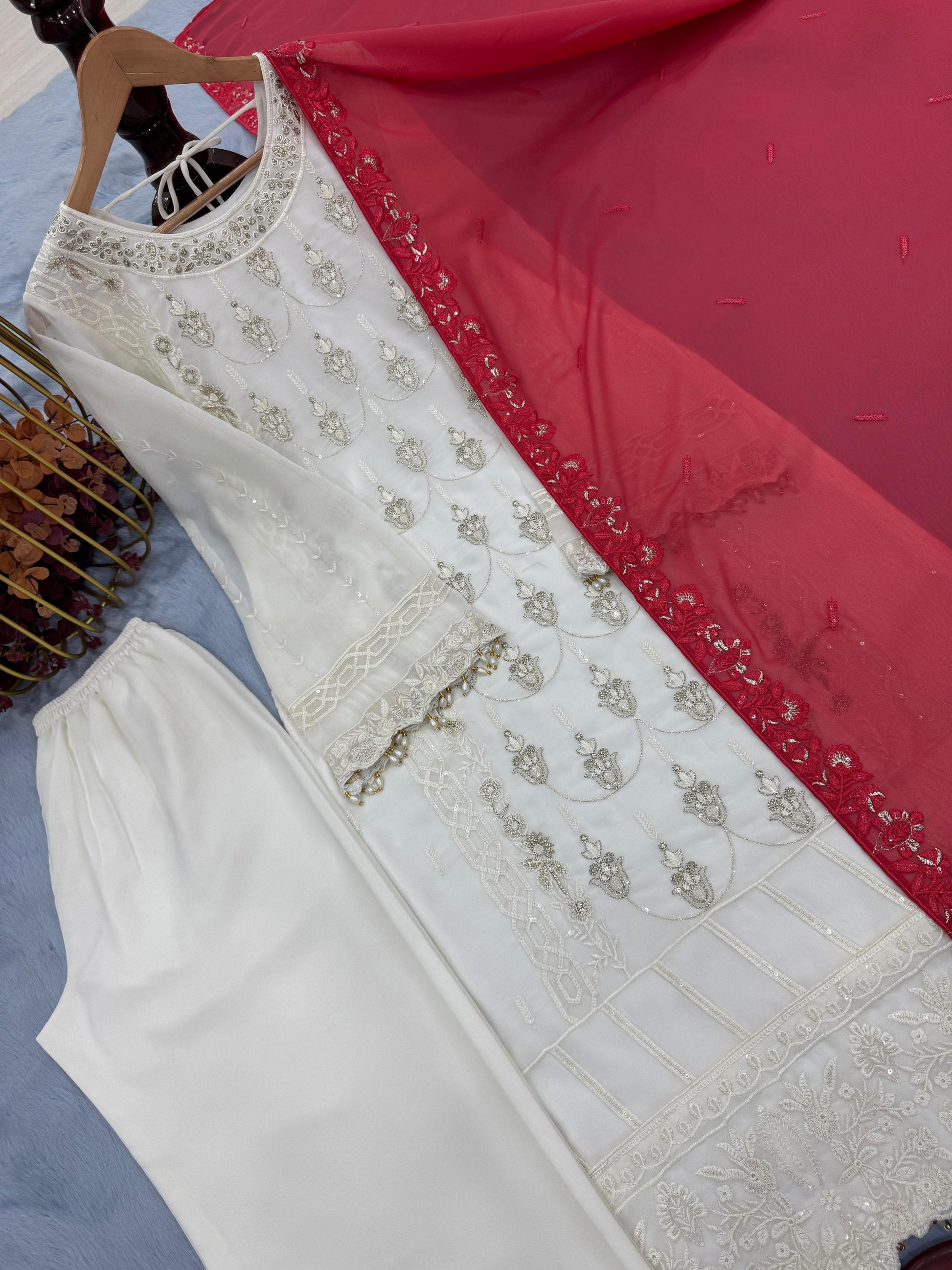 👗💃 Exclusive Designer Heavy Faux Georgette Set 👗💃