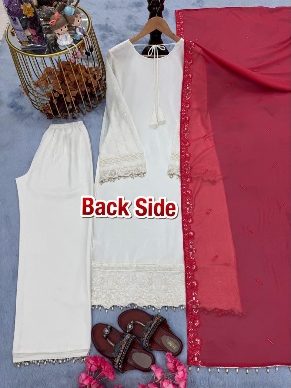 👗💃 Exclusive Designer Heavy Faux Georgette Set 👗💃