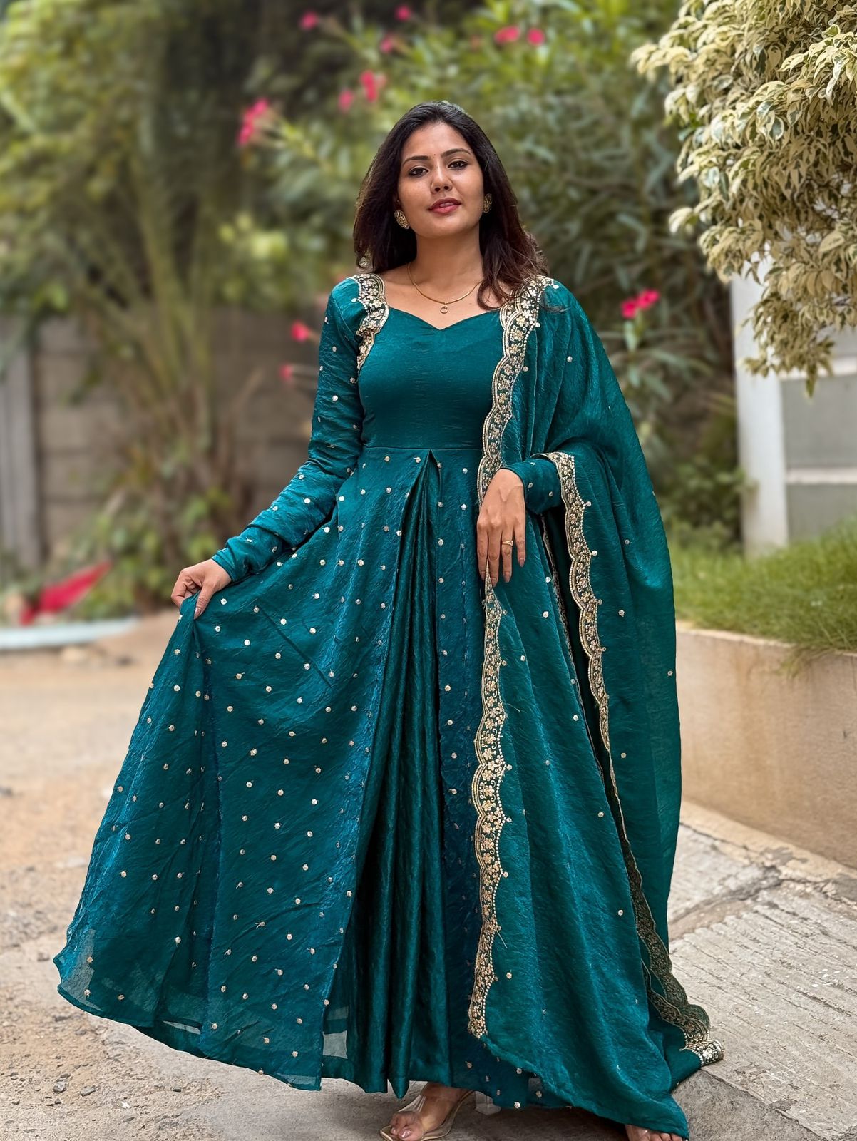 👗💥 Heavy Designer Party Wear Gown Set 💥👗