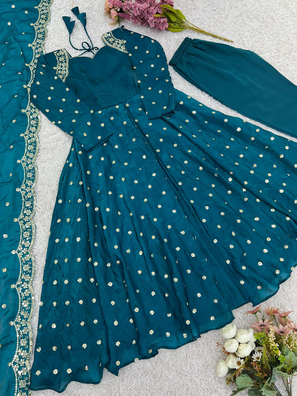 👗💥 Heavy Designer Party Wear Gown Set 💥👗