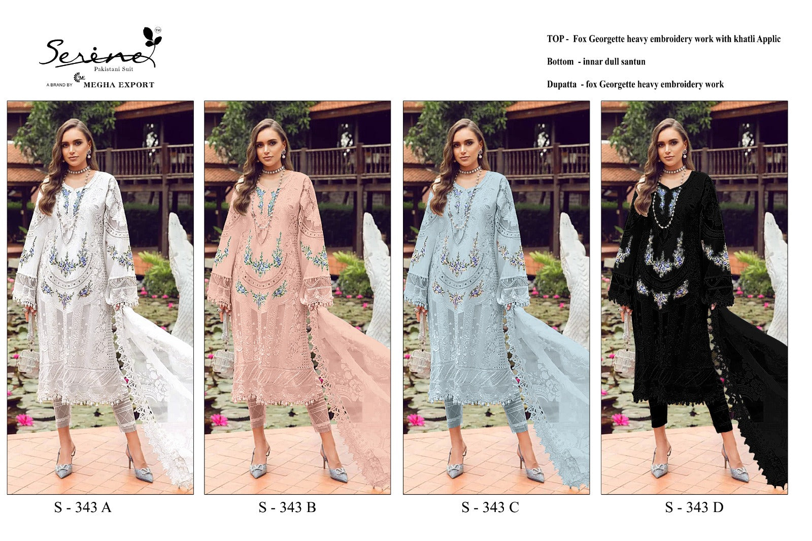 💎 Designer Embroidered Suit Set 💎