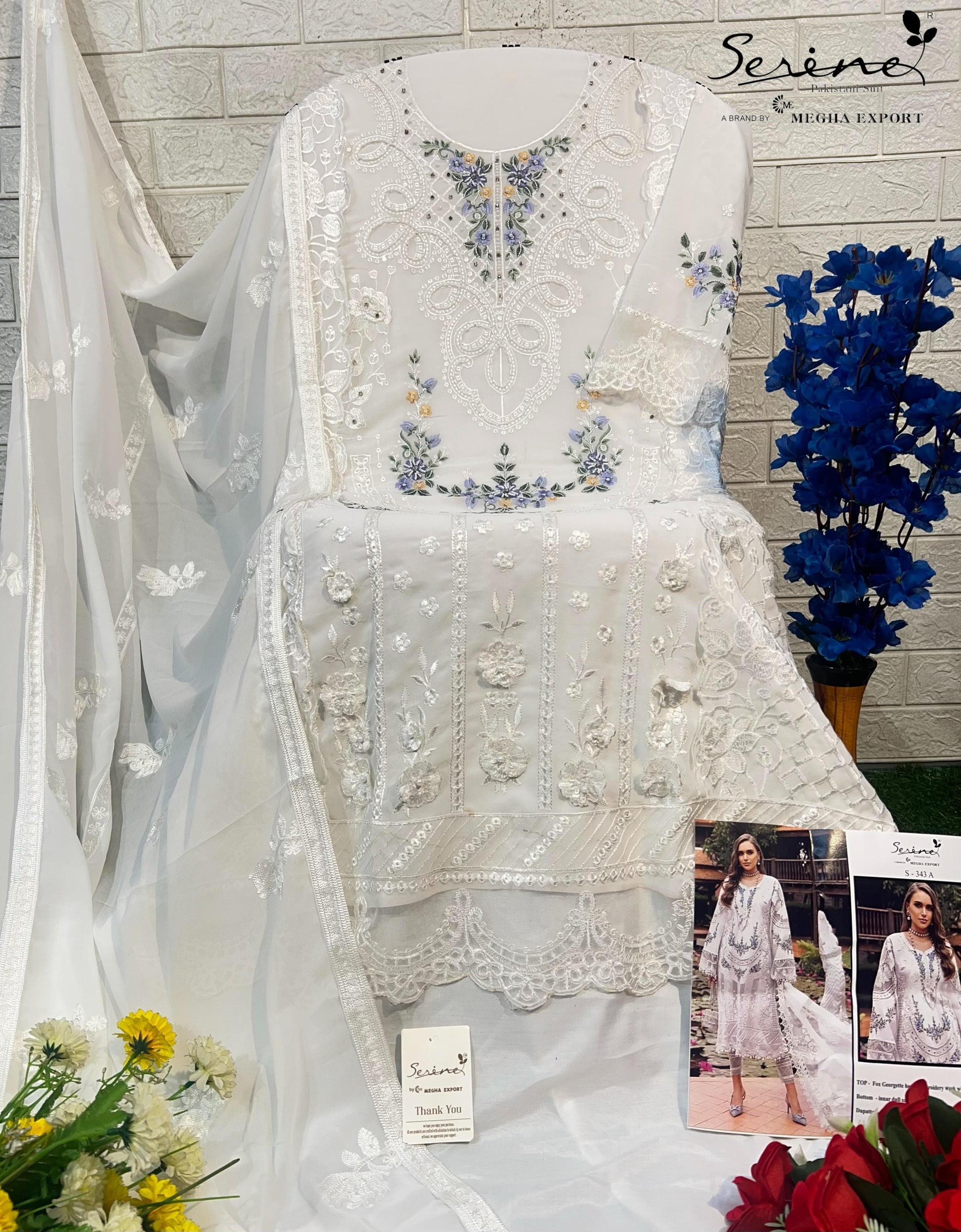 💎 Designer Embroidered Suit Set 💎