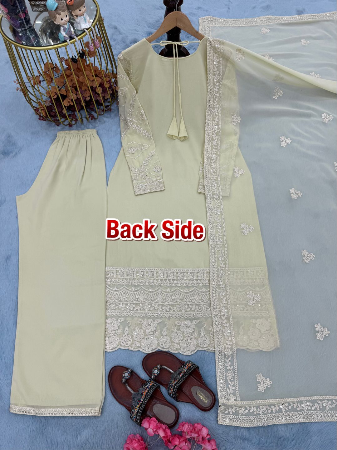 👗 Premium Designer Faux Georgette Set