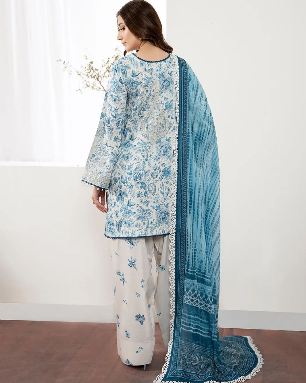 👗 Designer Printed Crepe Farshi Palazzo Set