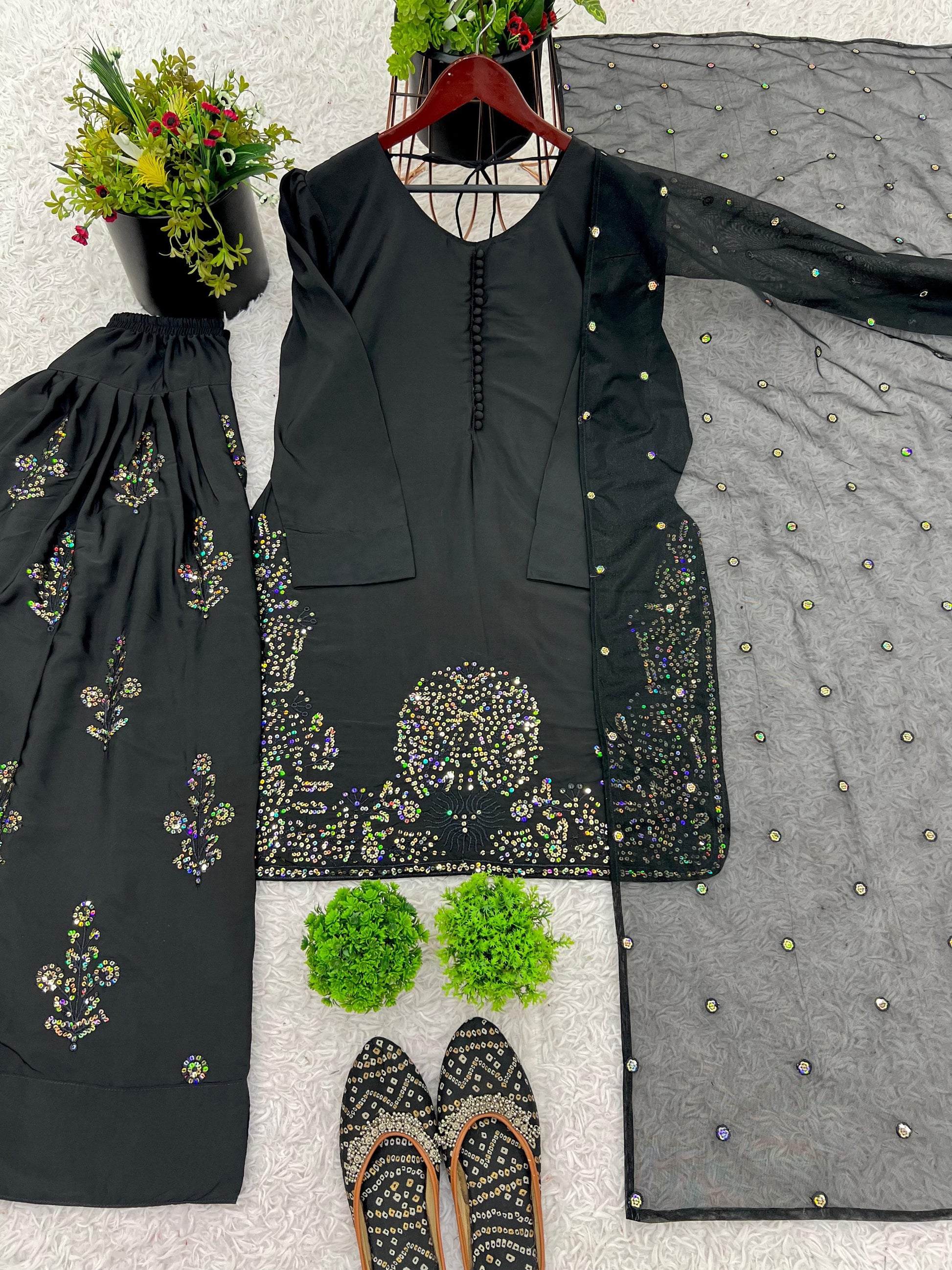 💃 Premium Set in Natural Crepe Silk 💃