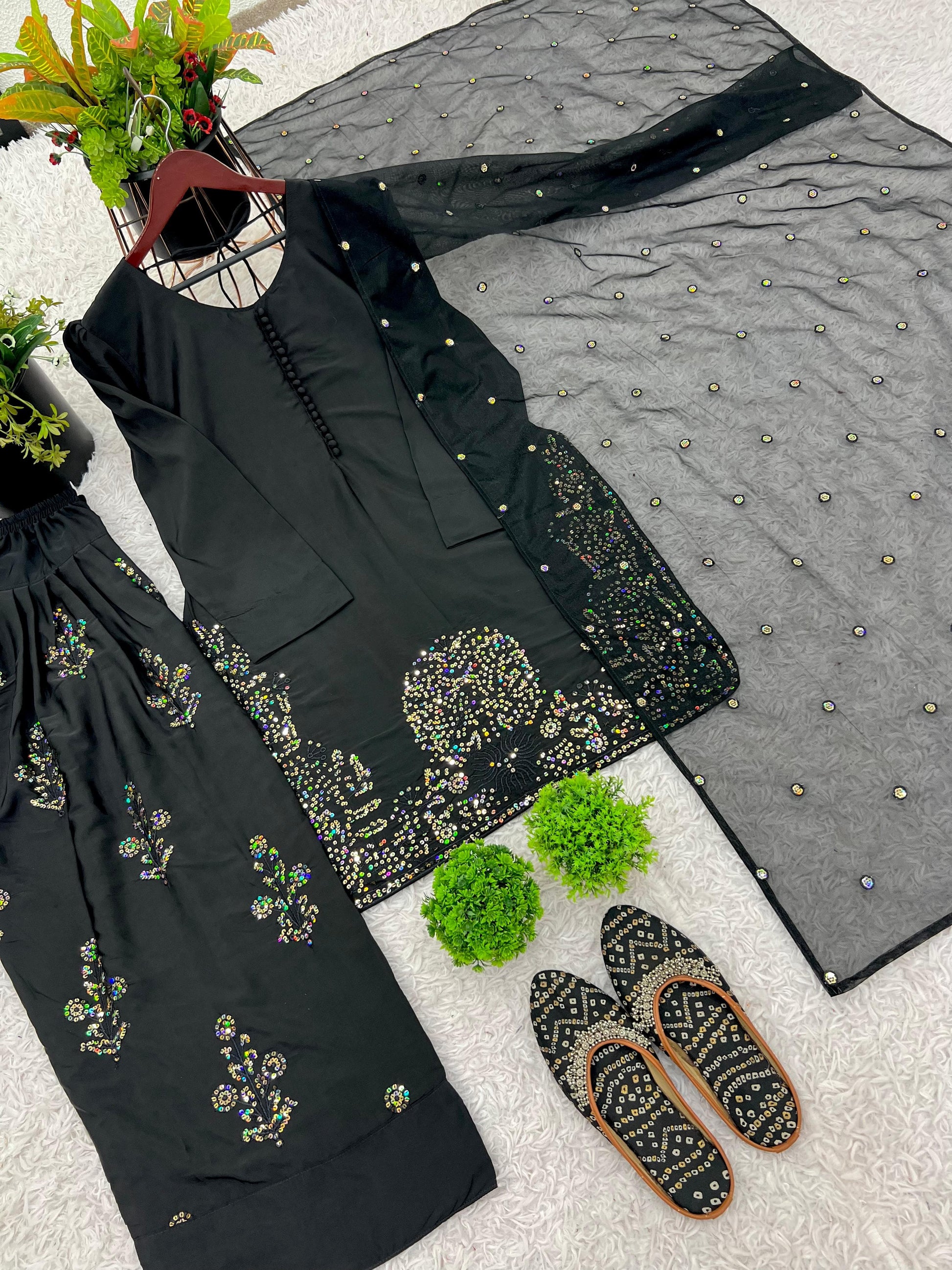 💃 Premium Set in Natural Crepe Silk 💃