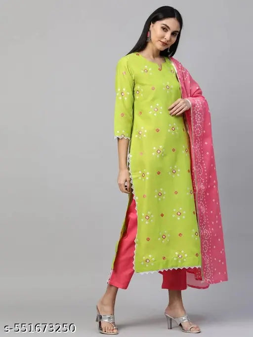 👗 Pretty Women Cotton Kurta Sets