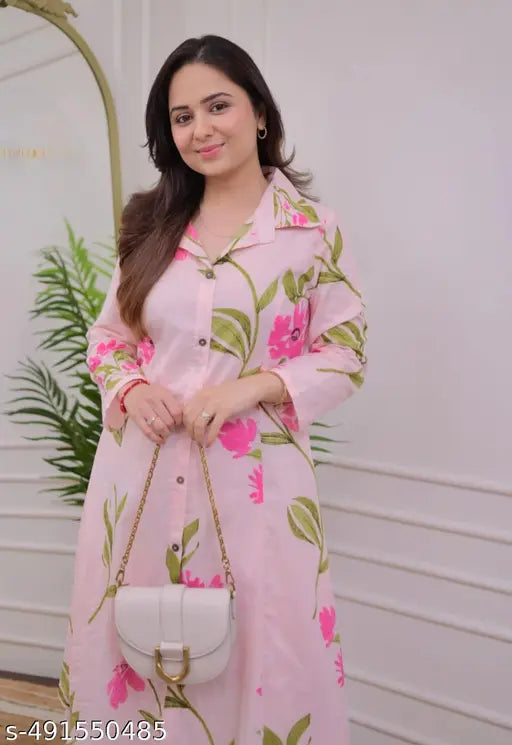 👗 Women’s Printed Comfort Kurta Palazzo Set – Style That Feels Like Home!