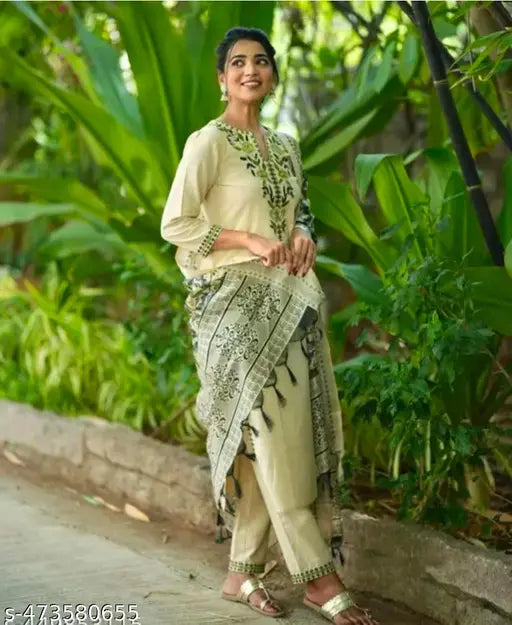 🌼 Fashion Khadi Cotton Kurta Set – Ethnic Comfort in Every Thread