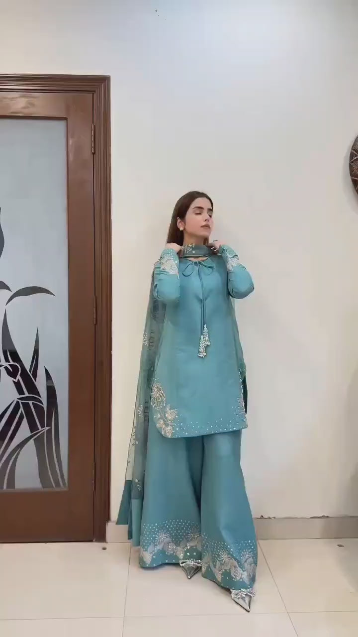💃 Stunning Party Wear Natural Crepe Set with Dupatta | Ready to Rock! 💥