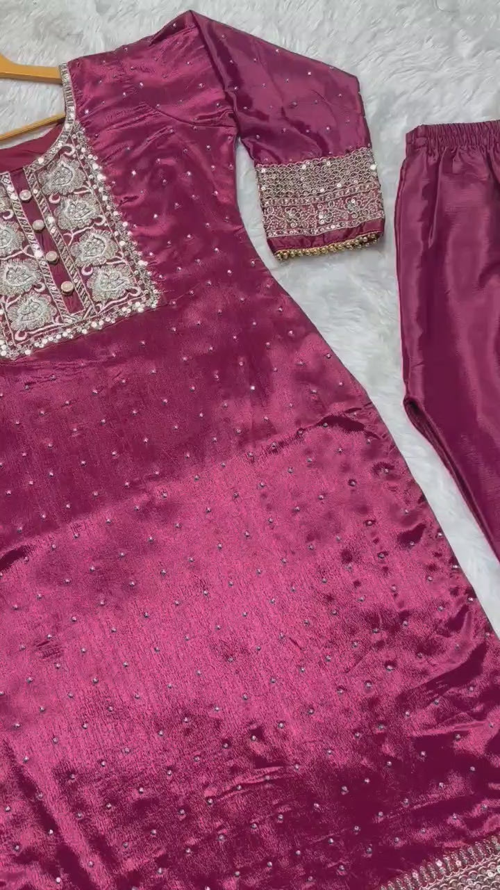 💎 Designer Long Pakistani Style Suit 💎