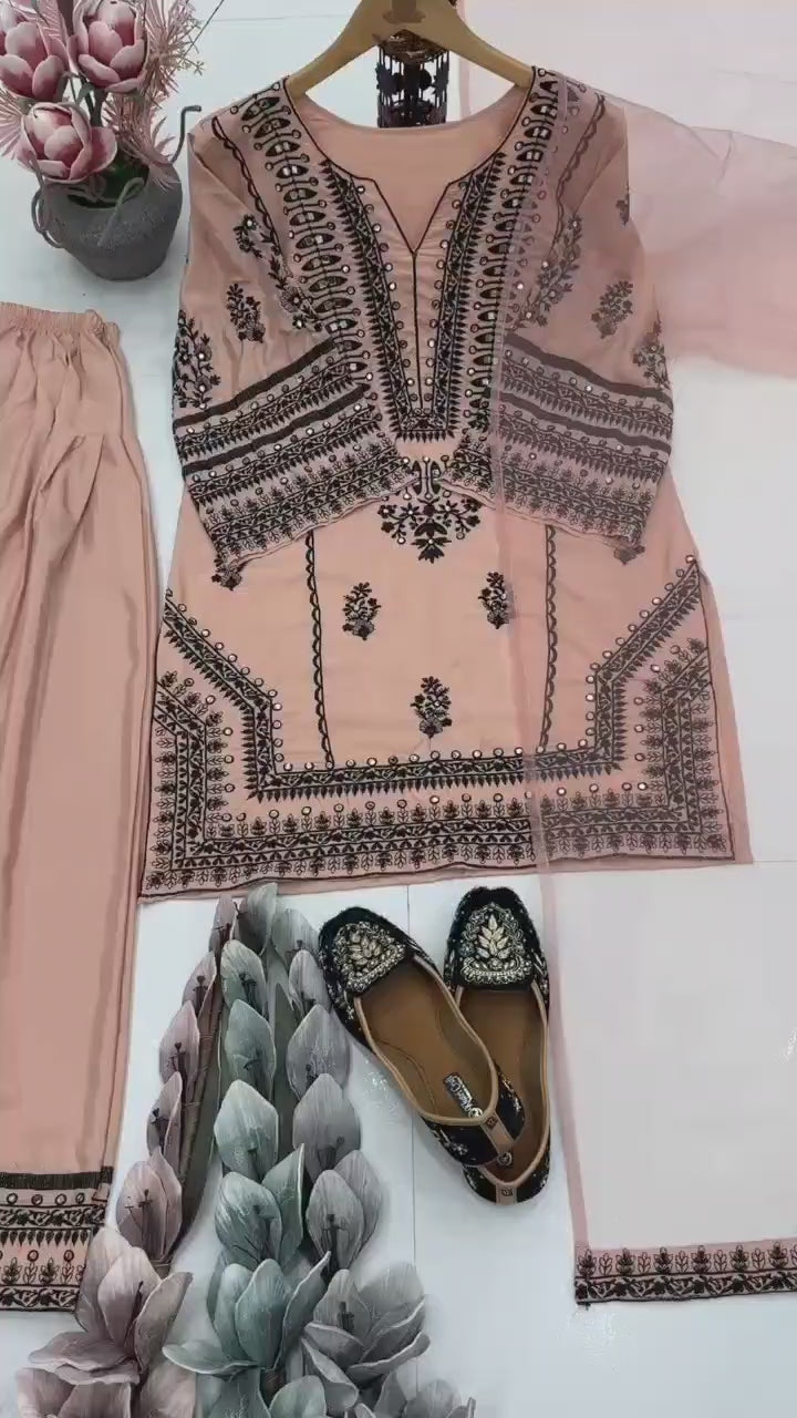 🔥 DESIGNER NATURAL SILK SALWAR SUIT SET 🔥