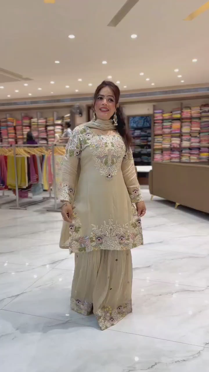 💥 Designer Party Wear Sharara Set