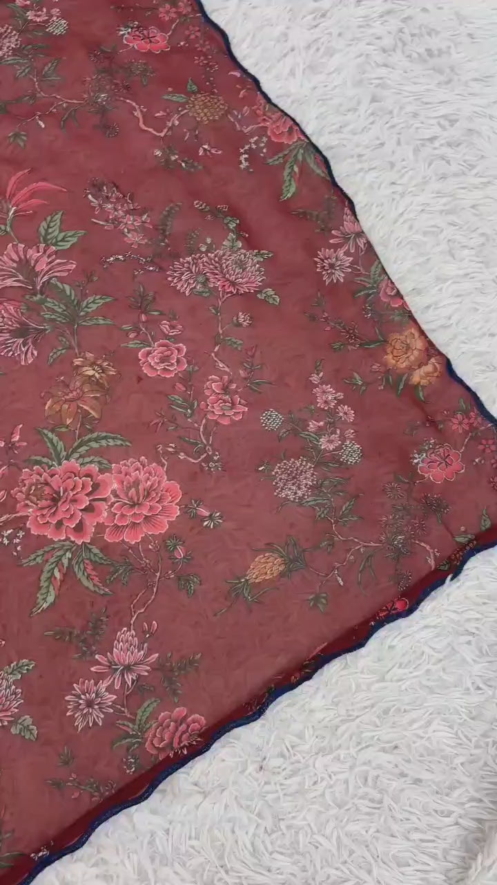🌟 Royal Radiance in Crepe Silk Embroidered Elegance You Can Wear ✨
