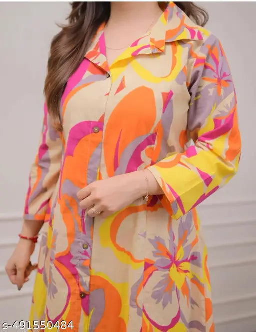 👗 Women’s Printed Comfort Kurta Palazzo Set – Style That Feels Like Home!