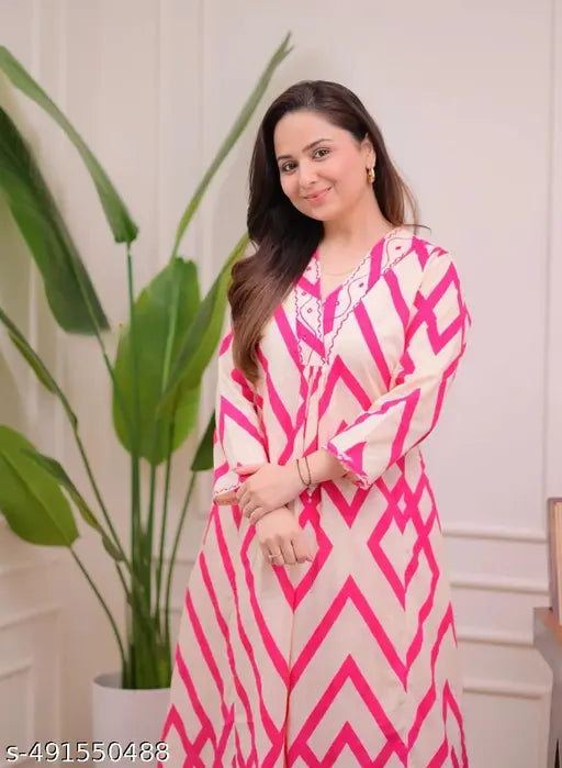 👗 Women’s Printed Comfort Kurta Palazzo Set – Style That Feels Like Home!